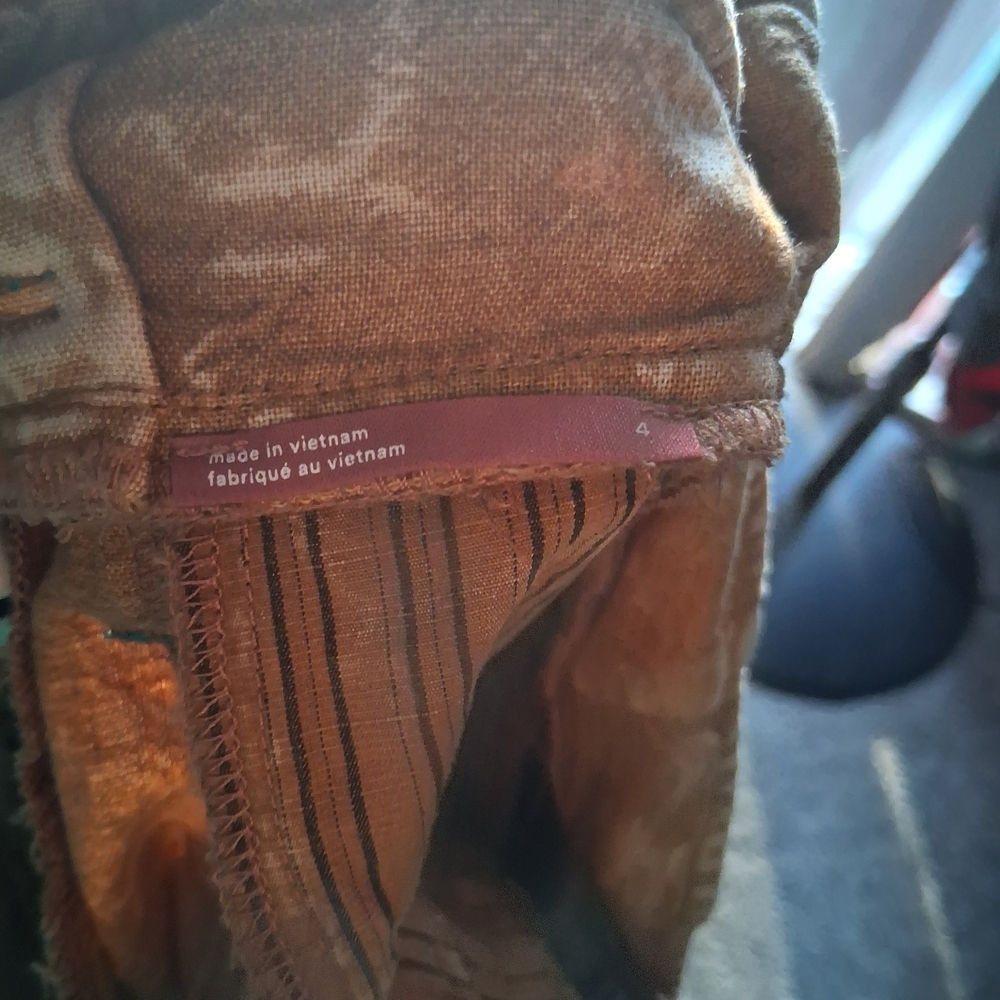 Anthropologie Brown Pencil Skirt with Belt - Picture 6 of 6